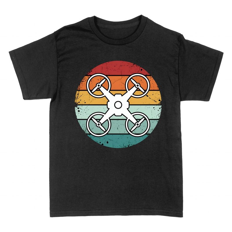 T-shirts: Pilote de Drone R&eacute;tro