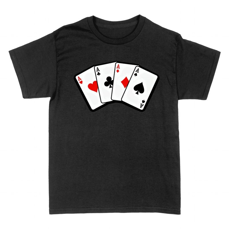 T-shirts: Quatre As - Poker
