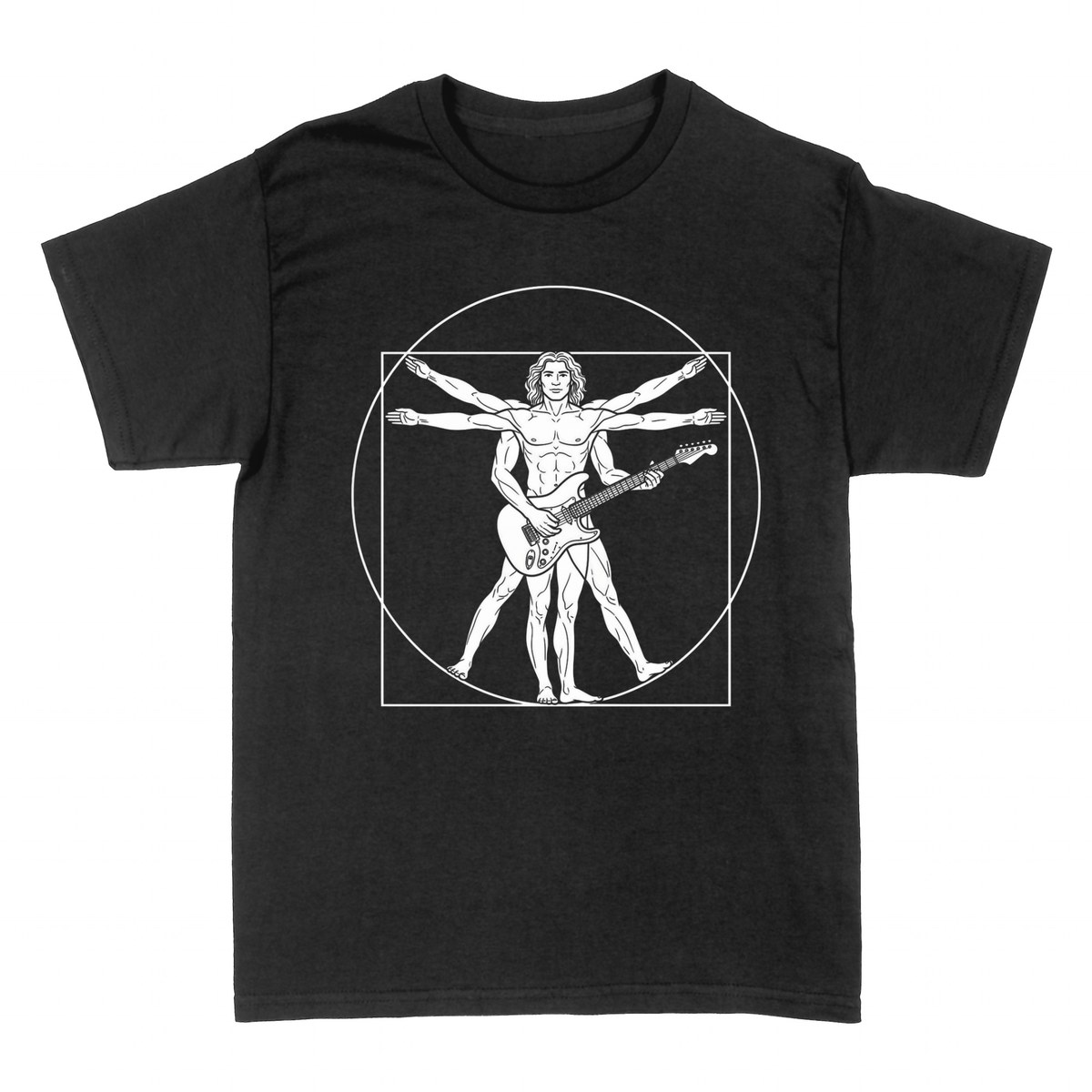 T-shirts: L'Homme de Vitruve Rockeur