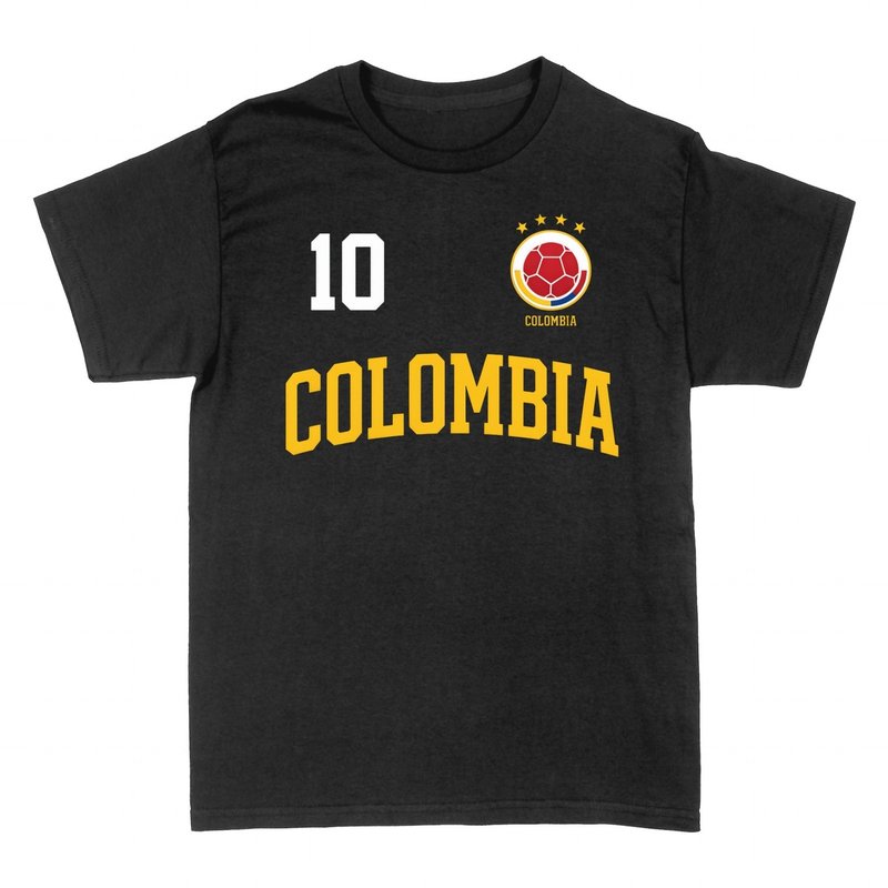 T-shirts: Colombie Num&eacute;ro 10 Football