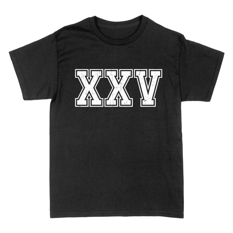 T-shirts: XXV &middot; 25e Anniversaire Style Varsity Vintage