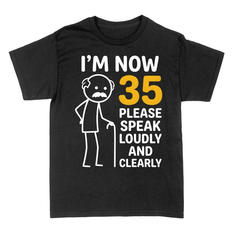 T-shirts: 35 Ans &mdash; Parle Fort et Clairement