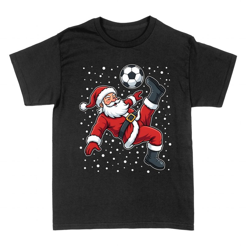 T-shirts: P&egrave;re No&euml;l Joueur de Football