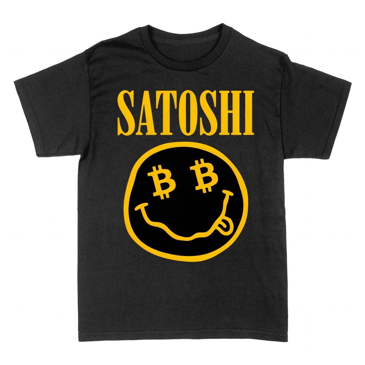 T-shirts: Satoshi Bitcoin Smiley Visage