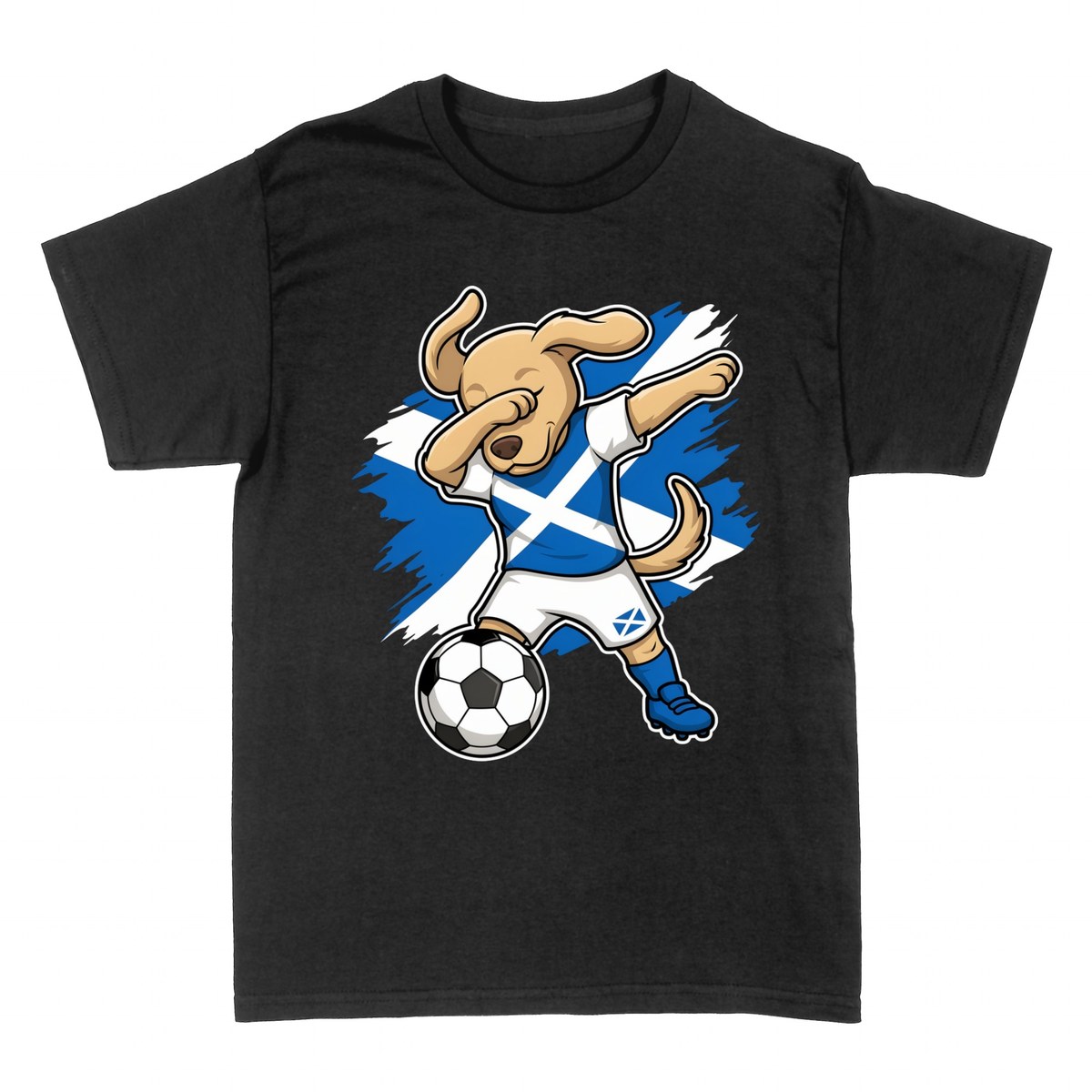 T-shirts: Chien Dab Football &Eacute;cosse