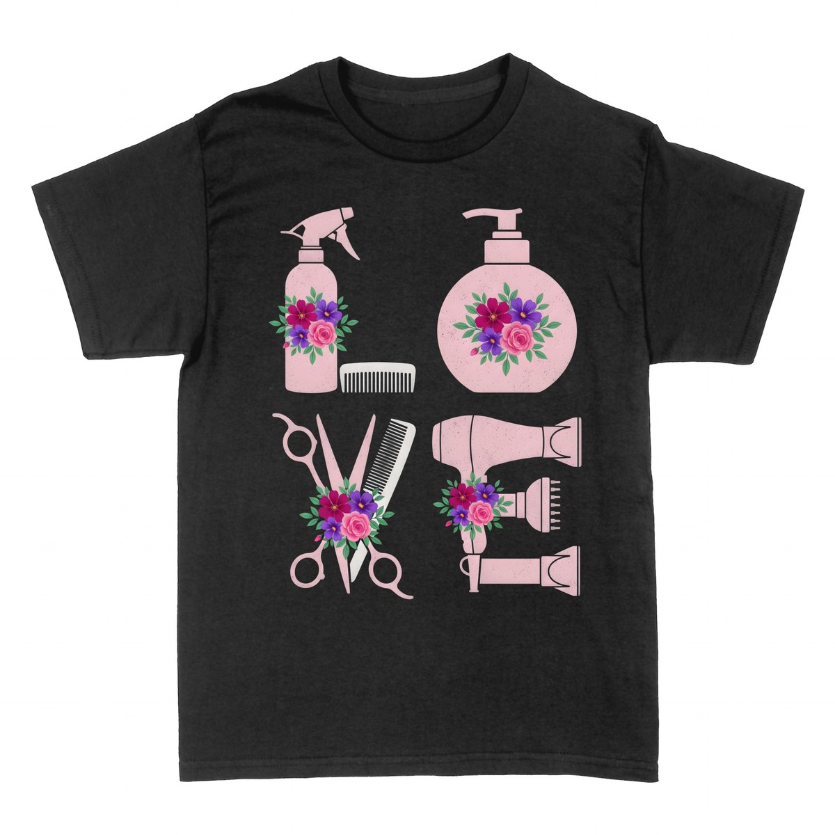 T-shirts: Coiffure Florale &mdash; Outils en Fleurs