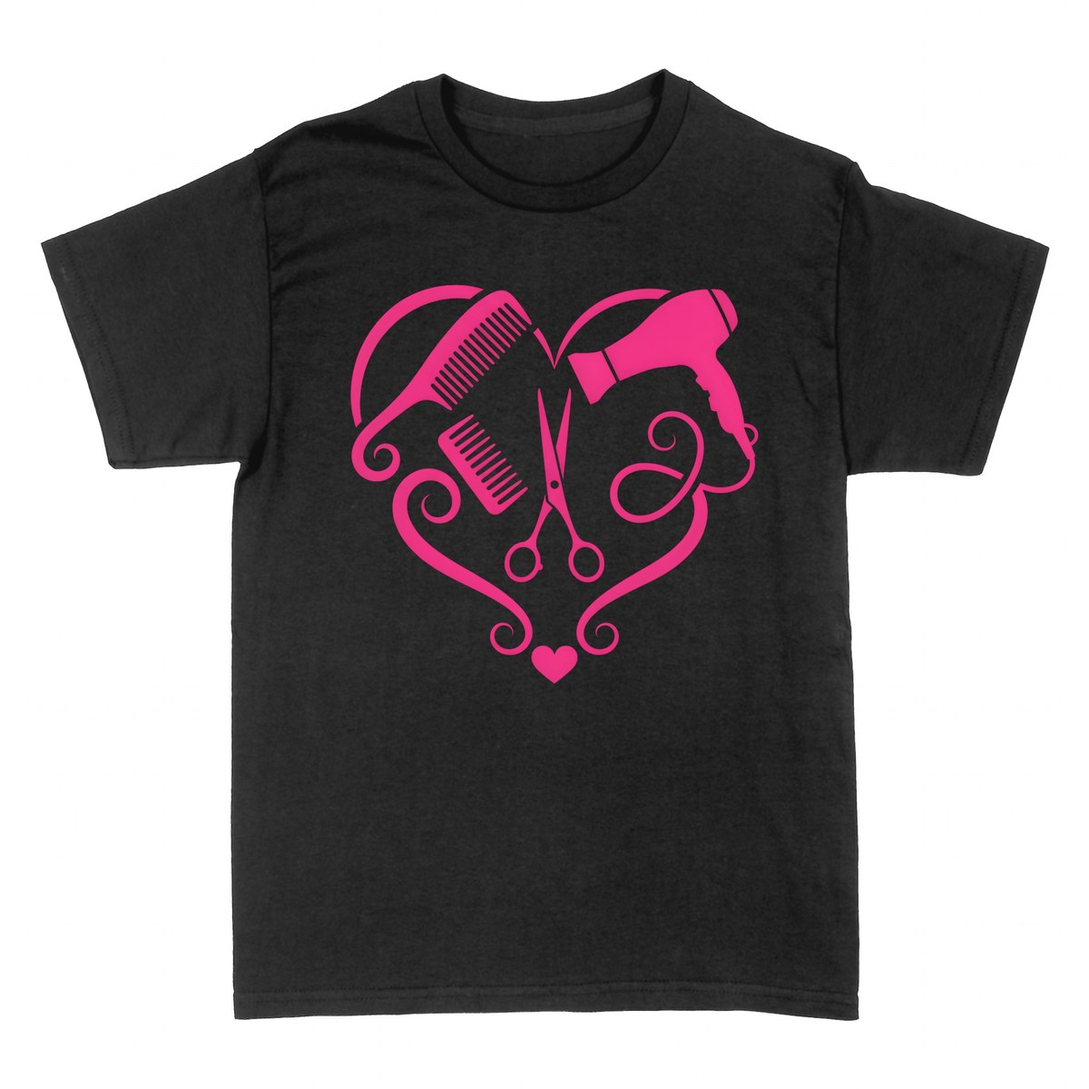 T-shirts: C&oelig;ur Passion Coiffure