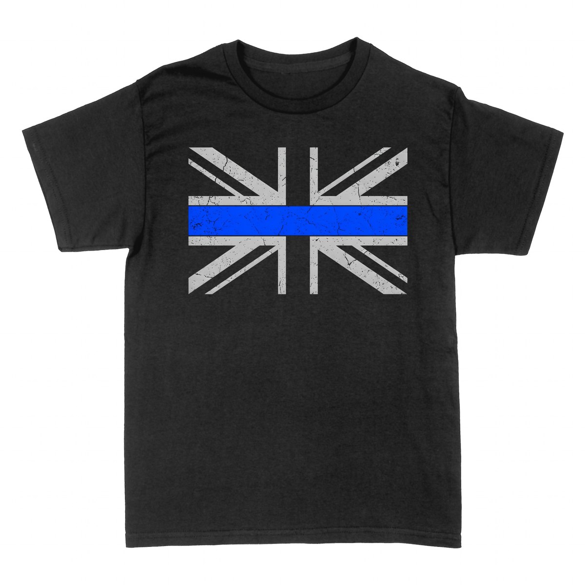 T-shirts: Thin Blue Line Drapeau UK Soutien Police