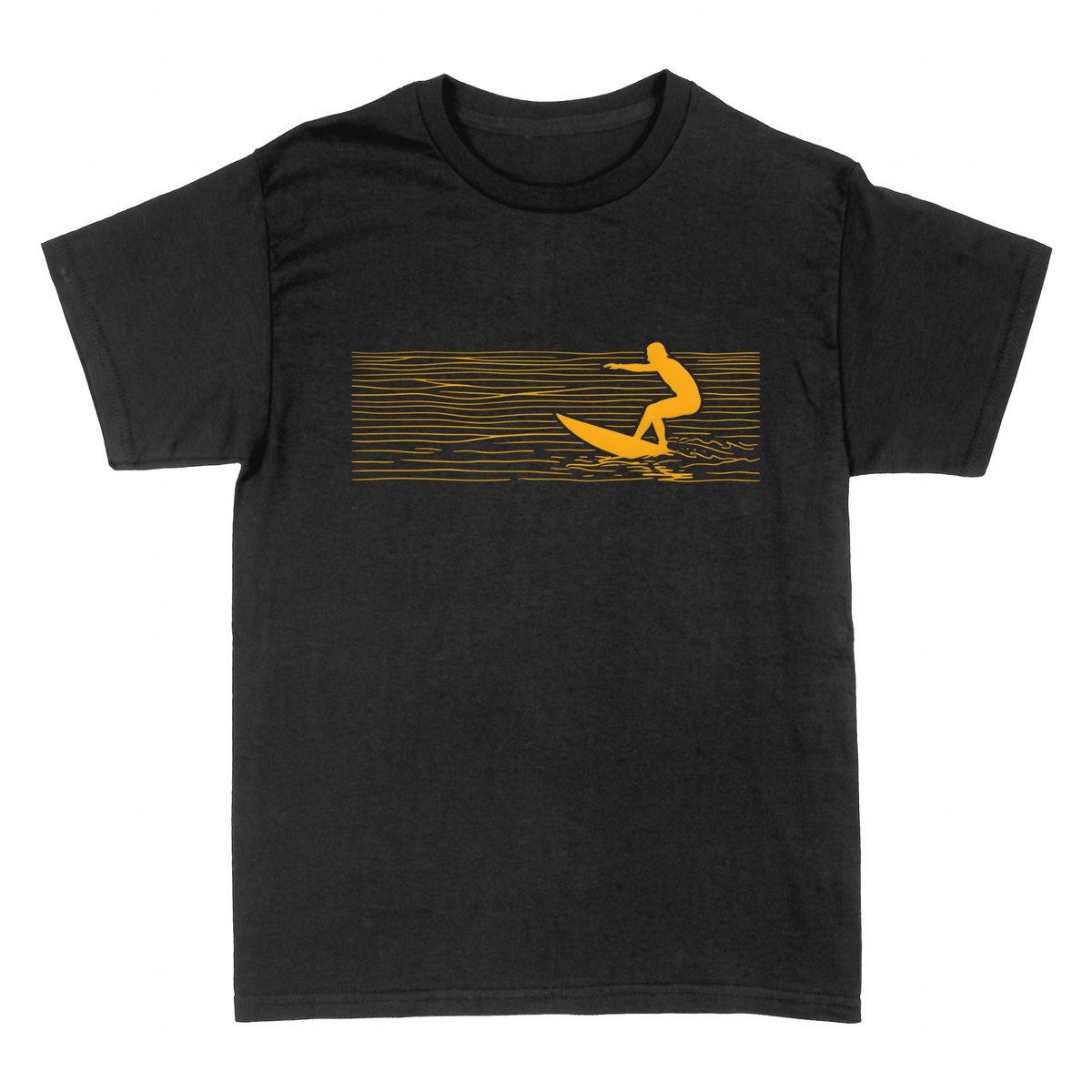T-shirts: Surfeur sur la vague parfaite