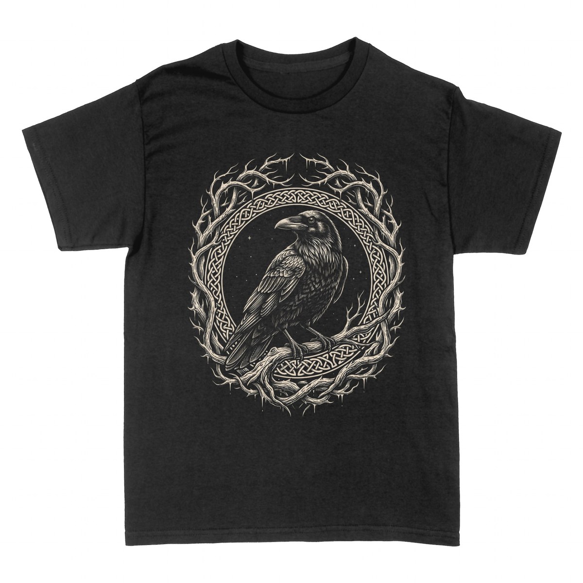 T-shirts: Corbeau Viking &mdash; Symbole Nordique Celte