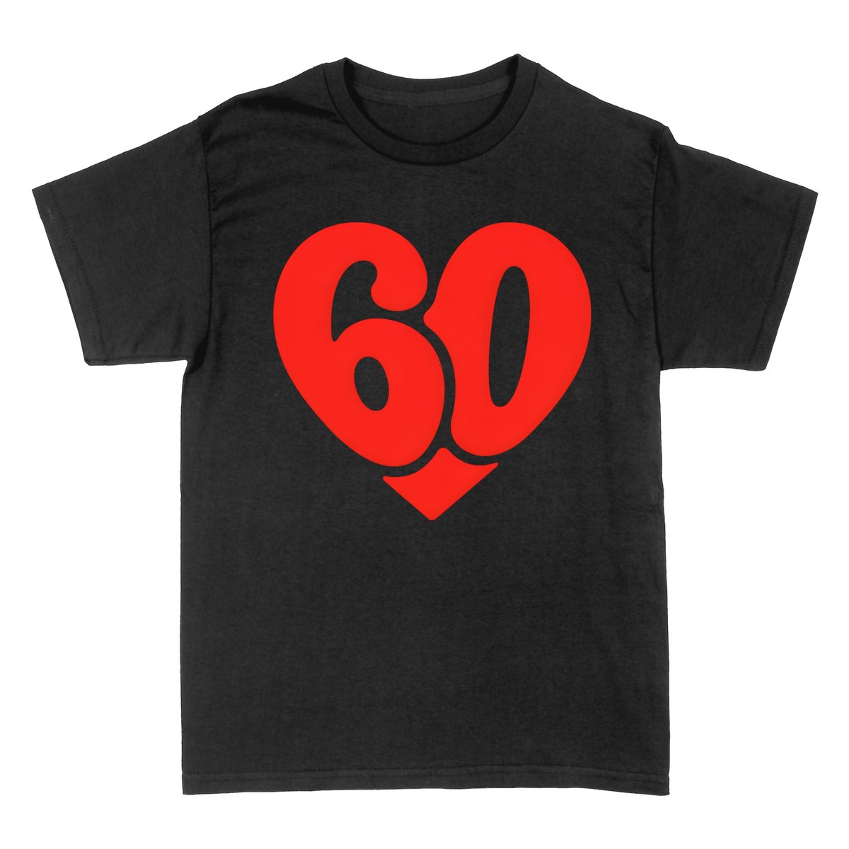 T-shirts: 60 Ans C&oelig;ur Rouge