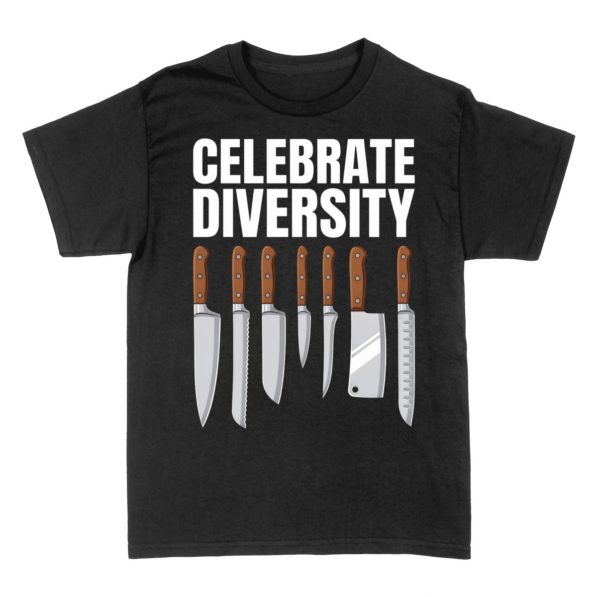 T-shirts: Celebrate Diversity &mdash; Couteaux de Cuisine