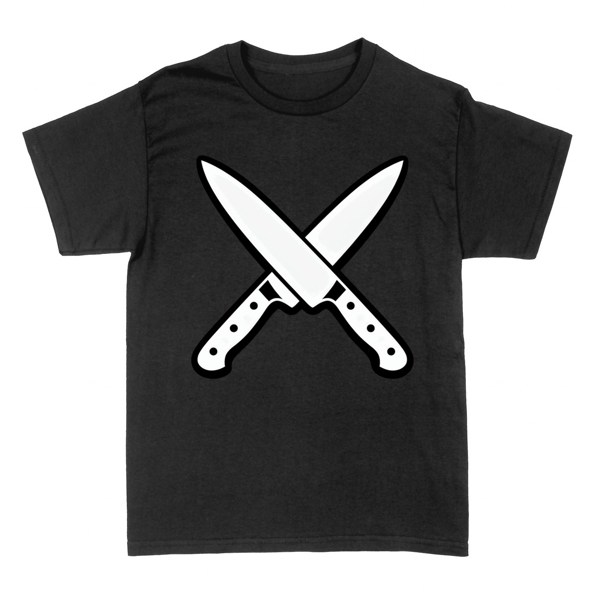 T-shirts: Couteaux de Chef Crois&eacute;s