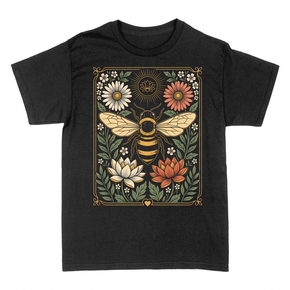 T-shirts: Abeille et Fleurs Sauvages du Jardin