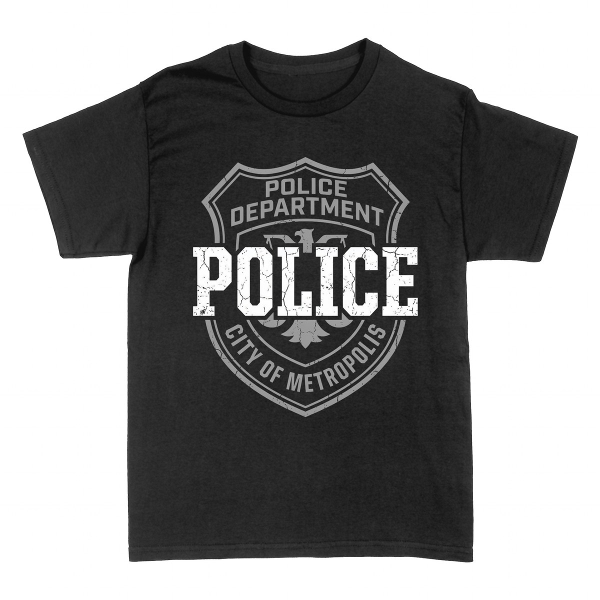 T-shirts: Policier &mdash; Insigne D&eacute;partement Vintage