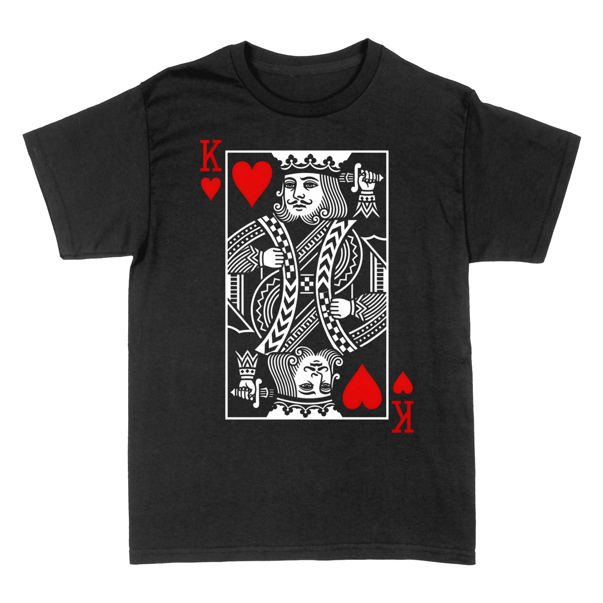 T-shirts: Roi de C&oelig;ur Carte &agrave; Jouer
