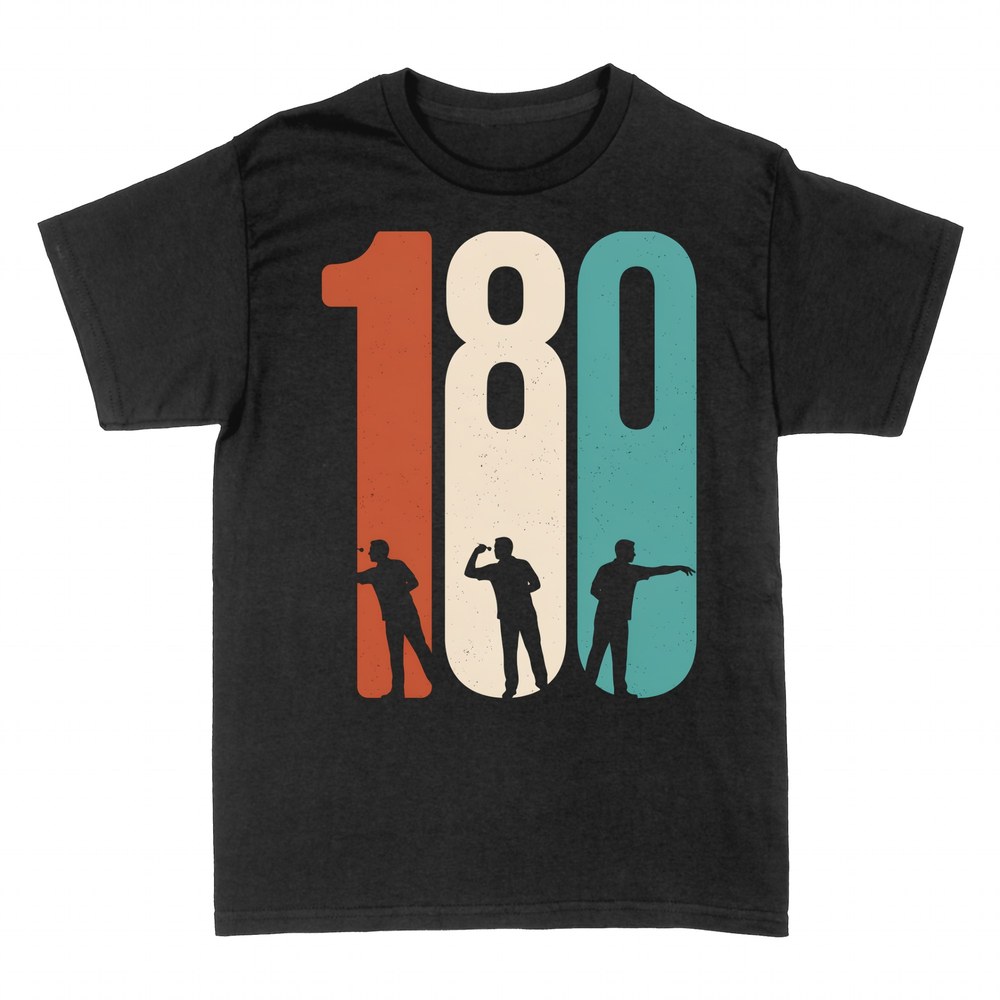 T-shirts: 180 Fl&eacute;chettes R&eacute;tro Silhouettes