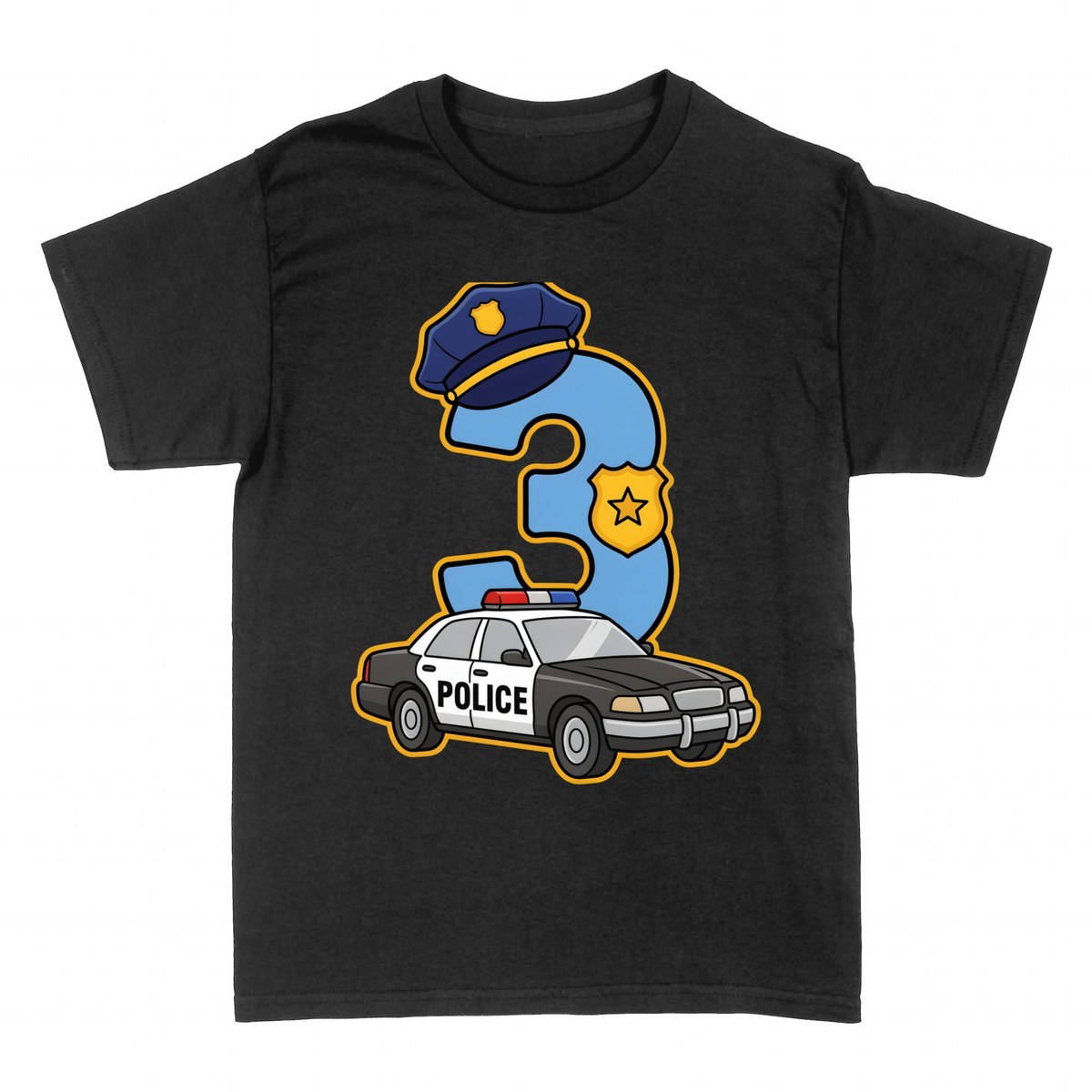 T-shirts: Anniversaire Police 3 Ans