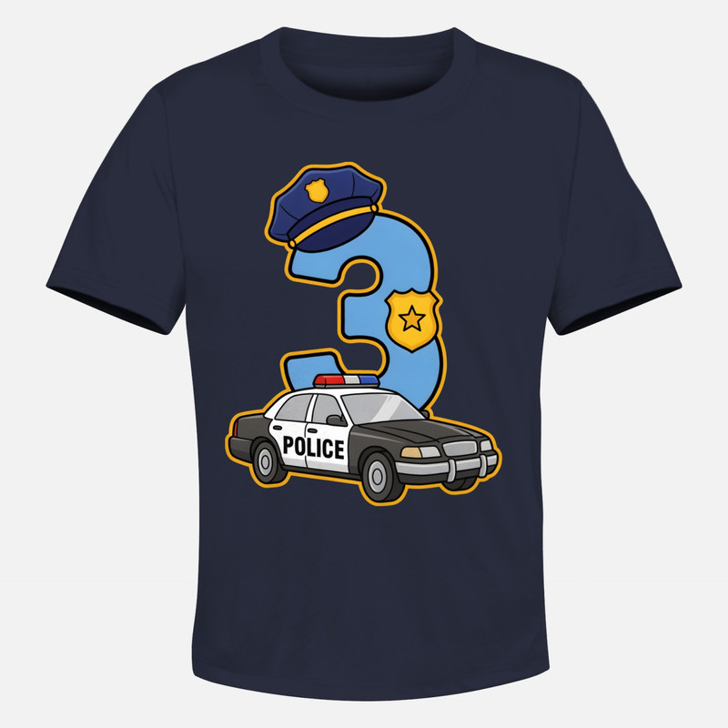 T-shirts: Anniversaire Police 3 Ans