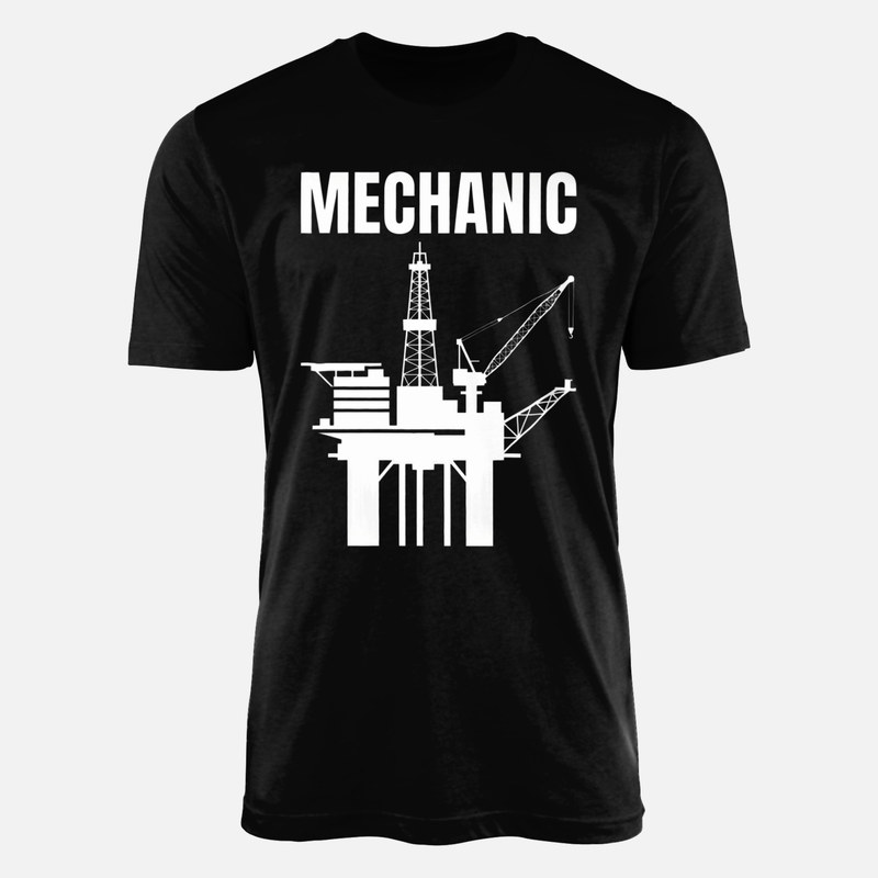 T-shirts: M&eacute;canicien de plateforme p&eacute;troli&egrave;re