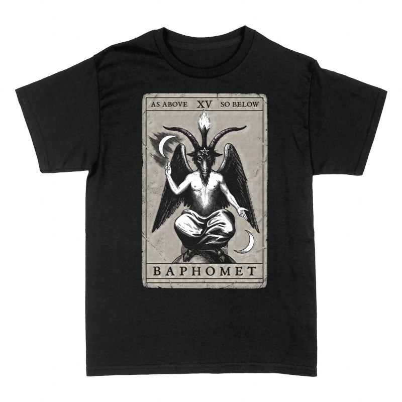 T-shirts: Tarot de Baphomet, en haut comme en bas