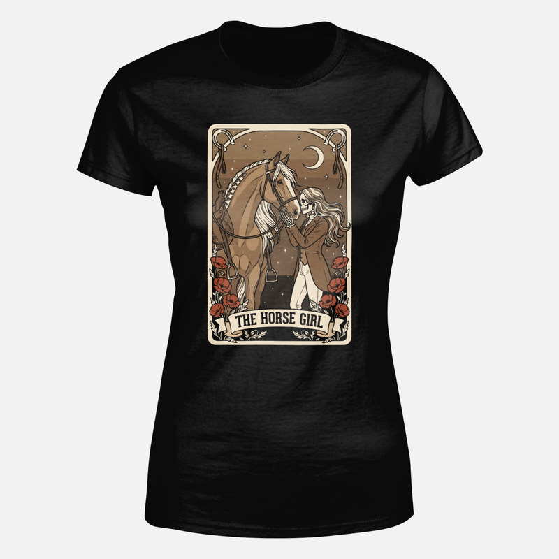 T-shirts: Carte de tarot de la cavali&egrave;re