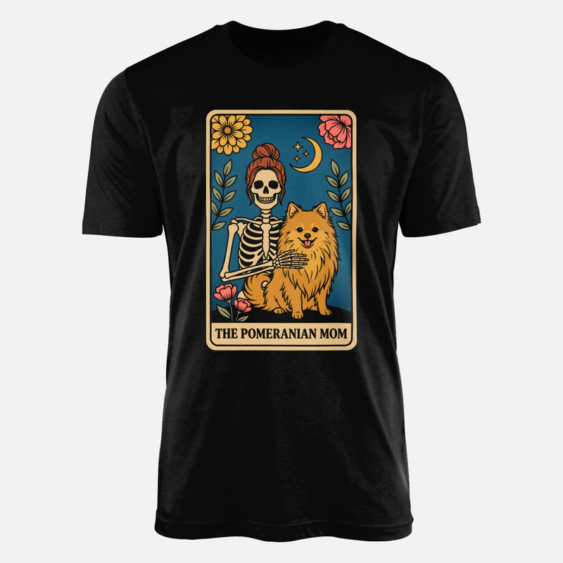 T-shirts: Carte de tarot de la maman d'un spitz nain