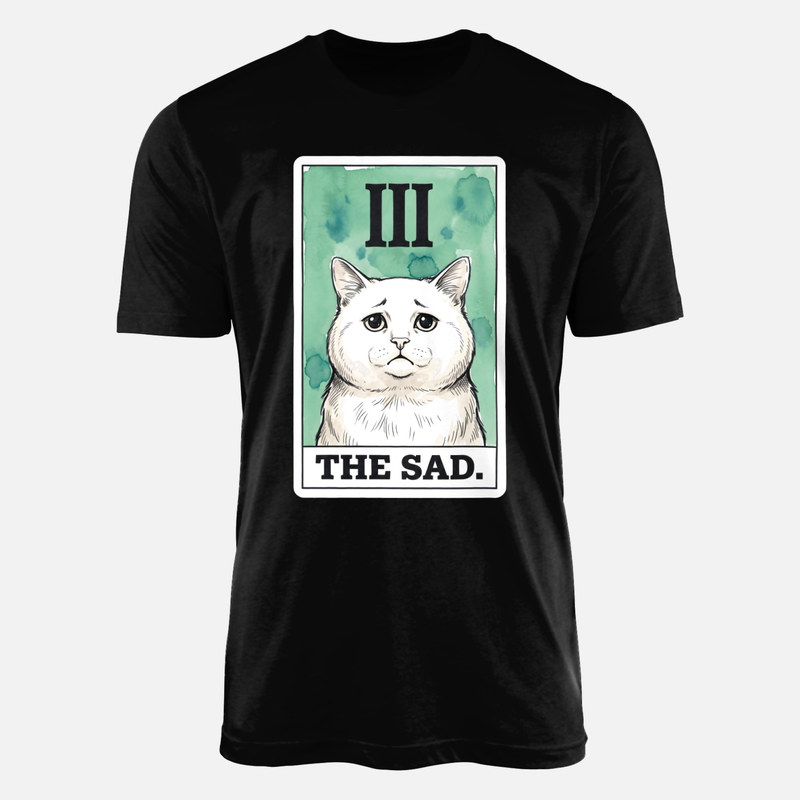 T-shirts: Carte de tarot chat triste The Sad