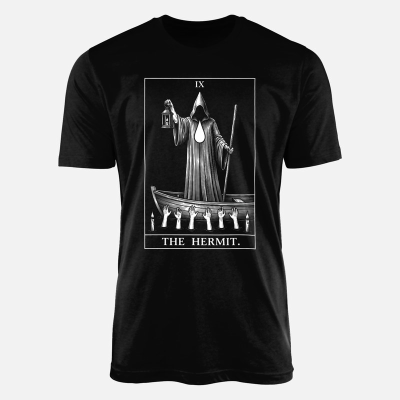 T-shirts: Carte de tarot L'Ermite occulte