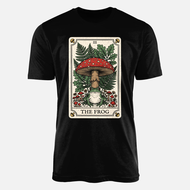 T-shirts: Carte de tarot grenouille et champignon