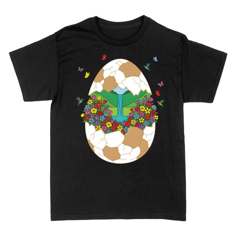 T-shirts: &OElig;uf mosa&iuml;que et paysage de cascade
