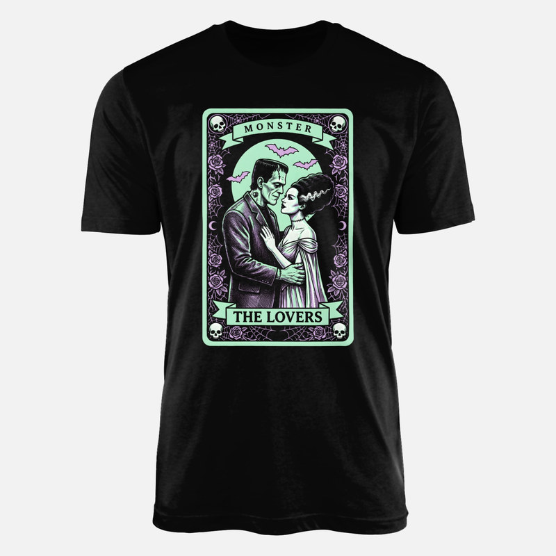 T-shirts: Carte de tarot des amoureux monstres