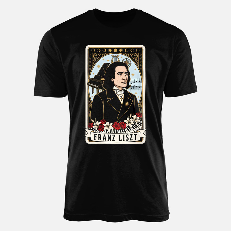 T-shirts: Franz Liszt carte de tarot
