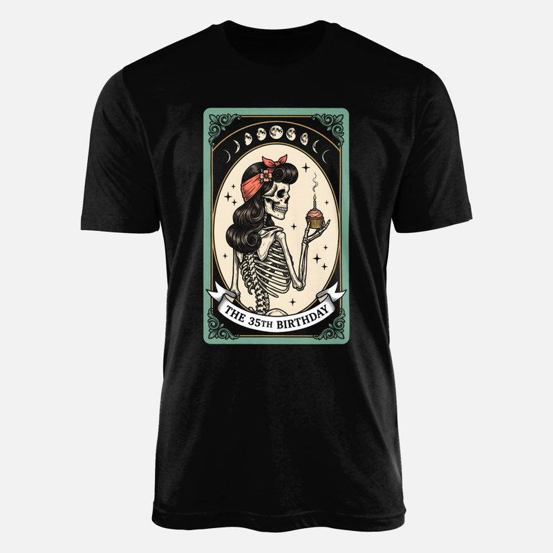 T-shirts: Squelette carte de tarot 35e anniversaire