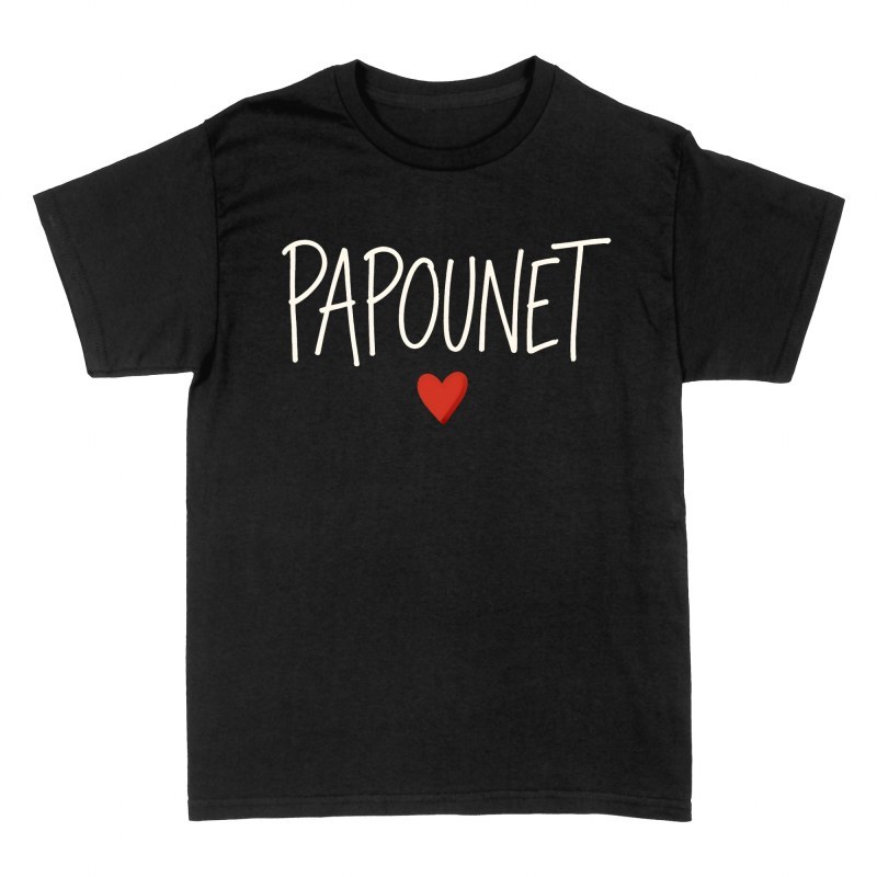 T-shirts: Papounet avec petit c&oelig;ur