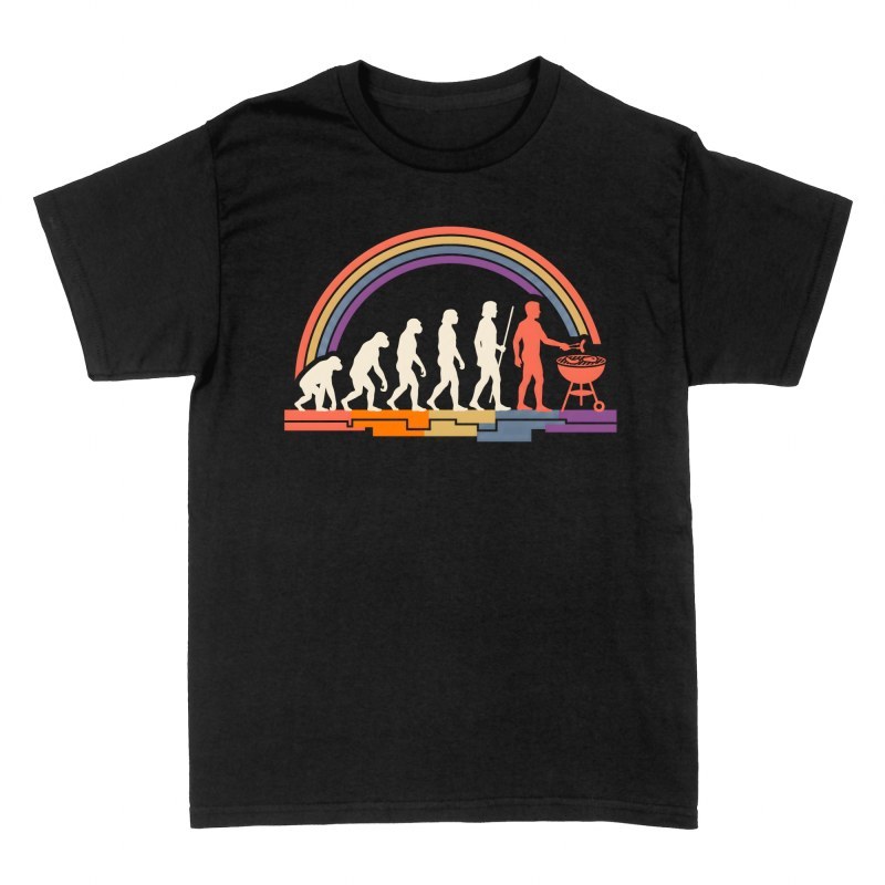 T-shirts: &Eacute;volution humaine vers le barbecue