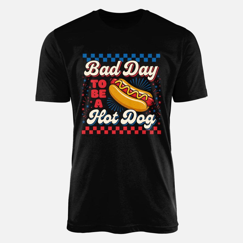 T-shirts: Mauvais jour pour &ecirc;tre un hot dog