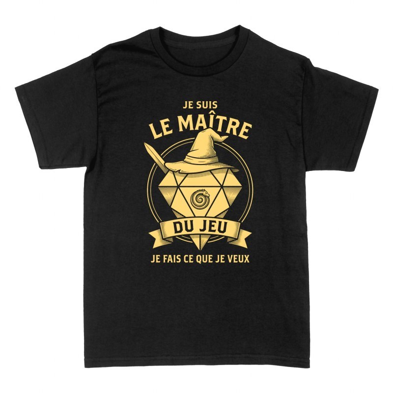 T-shirts: Je suis le ma&icirc;tre du jeu