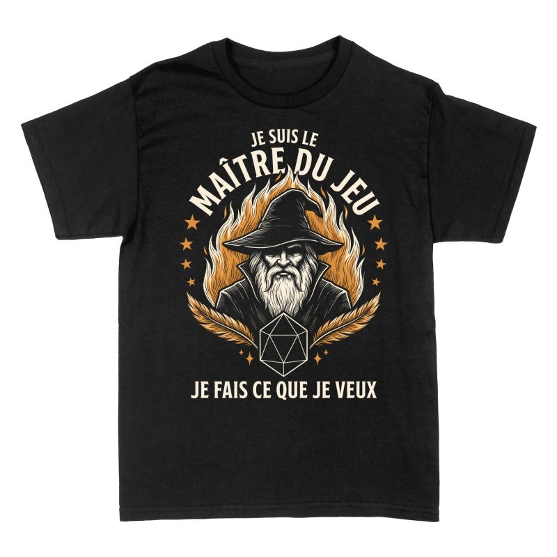 T-shirts: Je suis le ma&icirc;tre du jeu je fais ce que je veux