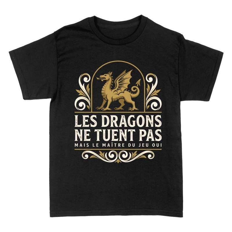 T-shirts: Le ma&icirc;tre du jeu tue les dragons