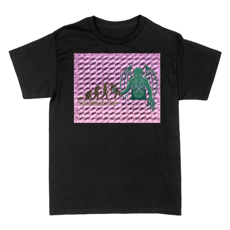 T-shirts: &Eacute;volution humaine et Cthulhu