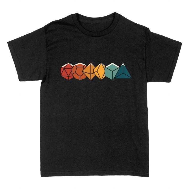 T-shirts: D&eacute;s de jeu de r&ocirc;le r&eacute;tro