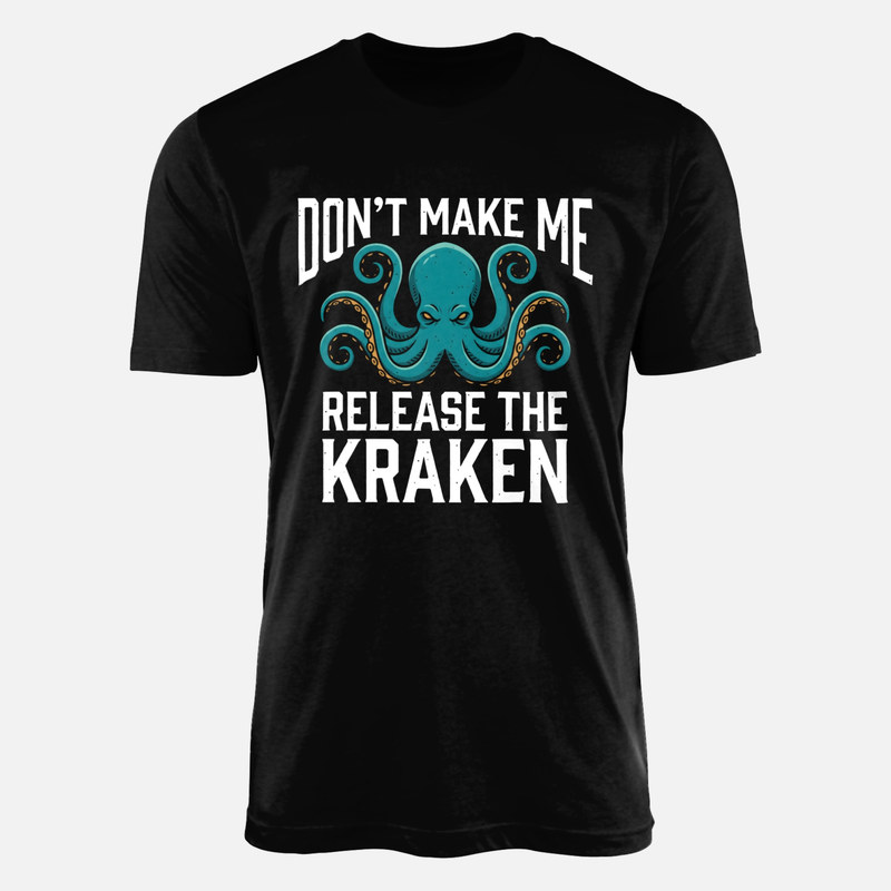 T-shirts: Kraken en col&egrave;re et humour marin