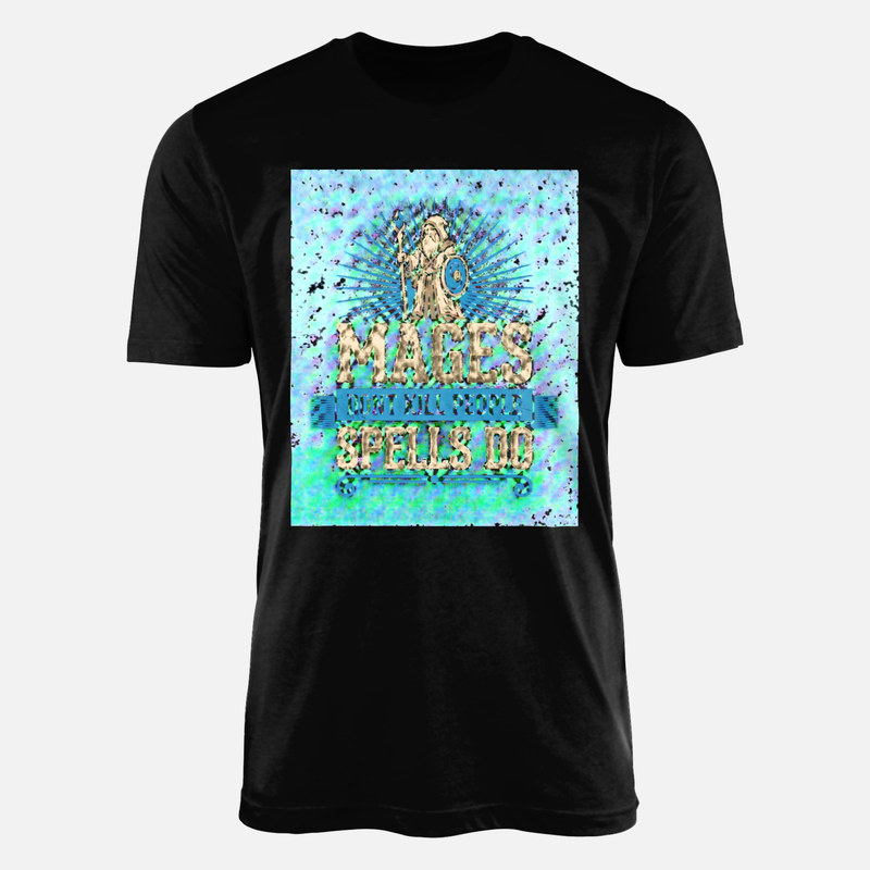 T-shirts: Mage et sorts humour de r&ocirc;le