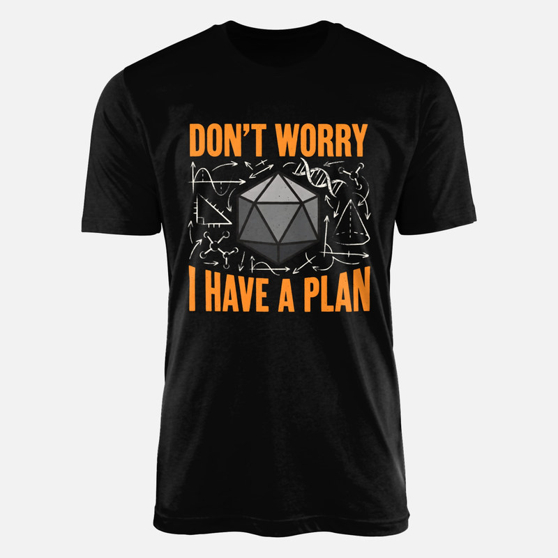 T-shirts: D&eacute; d20 formules scientifiques plan