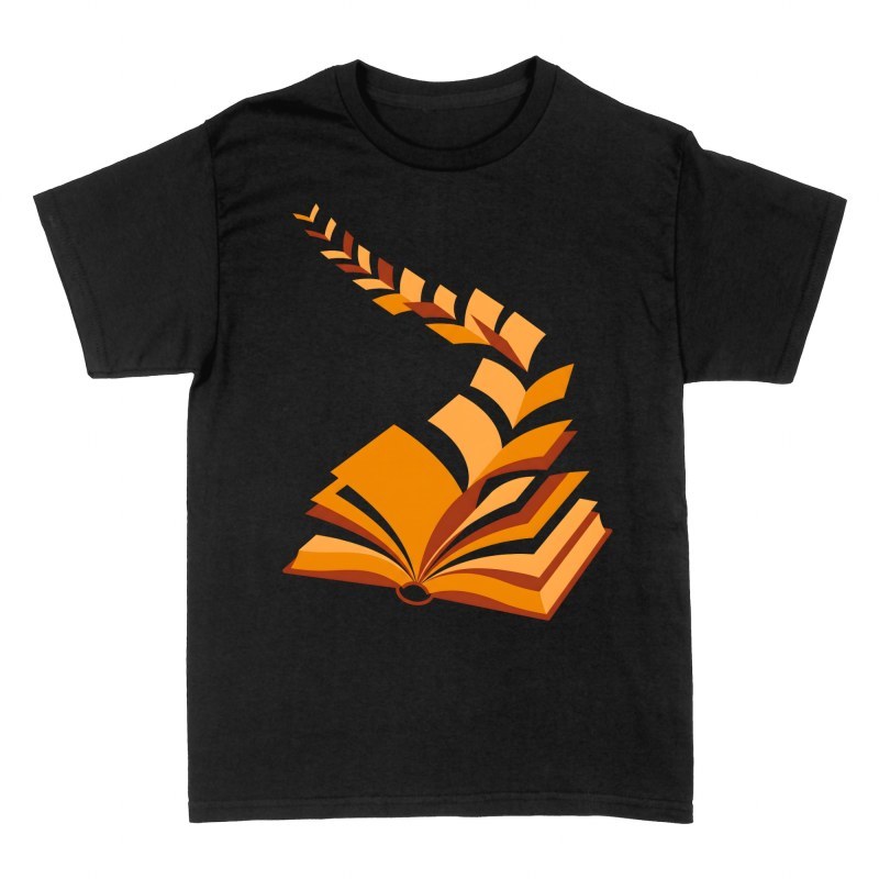 T-shirts: Livre ouvert aux pages qui s'envolent