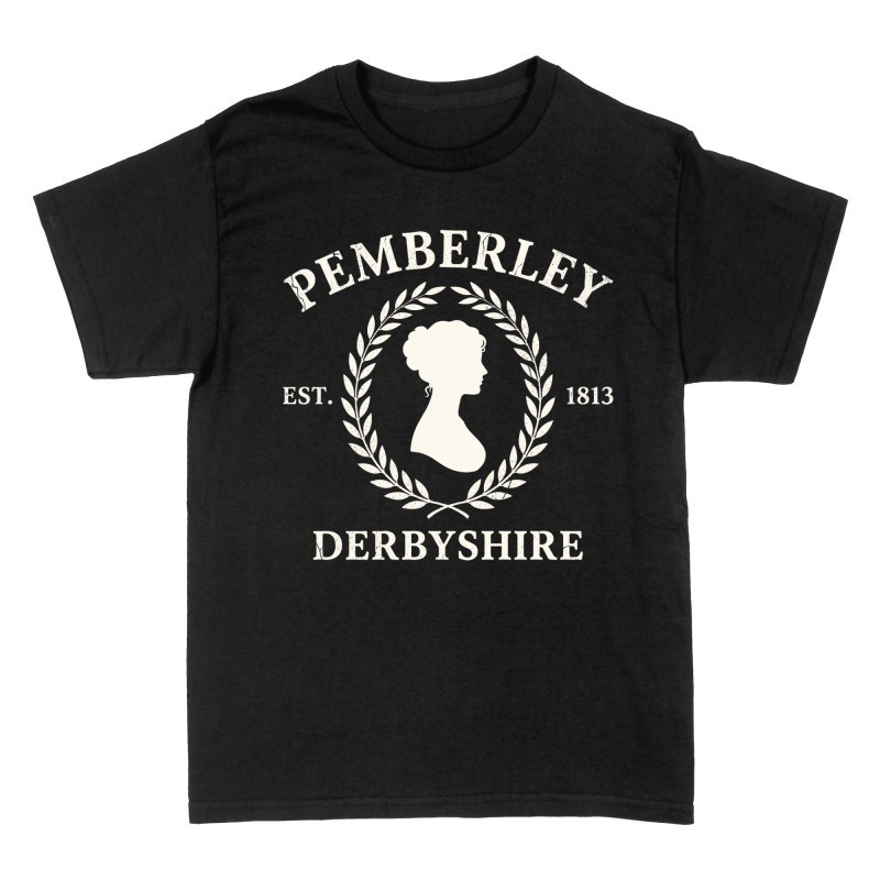 T-shirts: Pemberley 1813 silhouette litt&eacute;raire