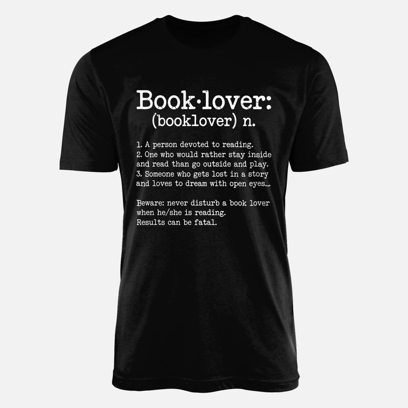 T-shirts: D&eacute;finition humoristique book lover
