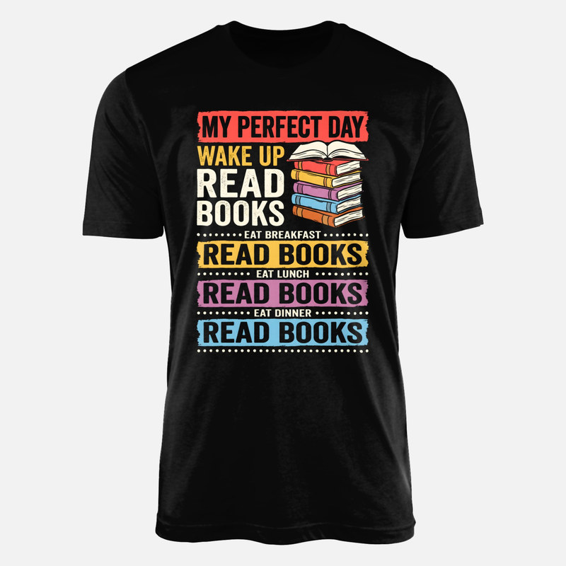 T-shirts: Journ&eacute;e parfaite routine lecture
