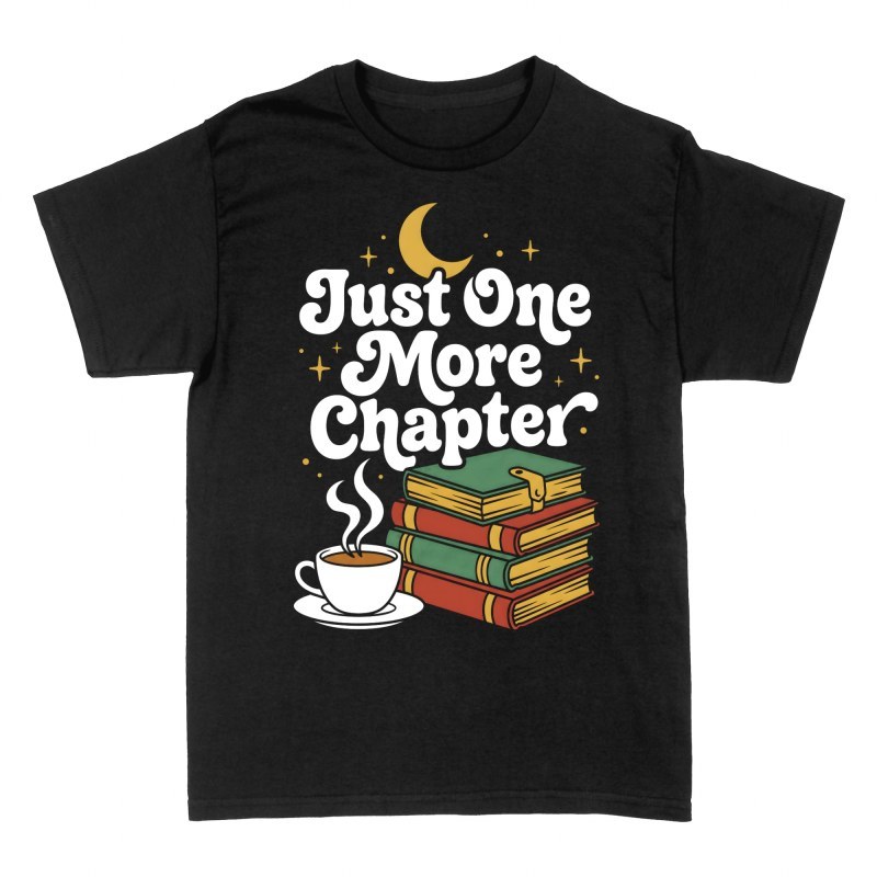T-shirts: Encore un chapitre lecture nocturne caf&eacute;
